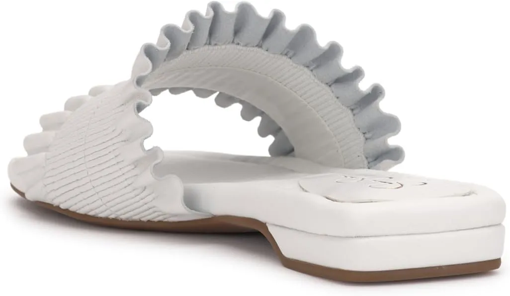 Jessica Simpson Womens CAMESSA Slip On Open Toe Slide Sandals