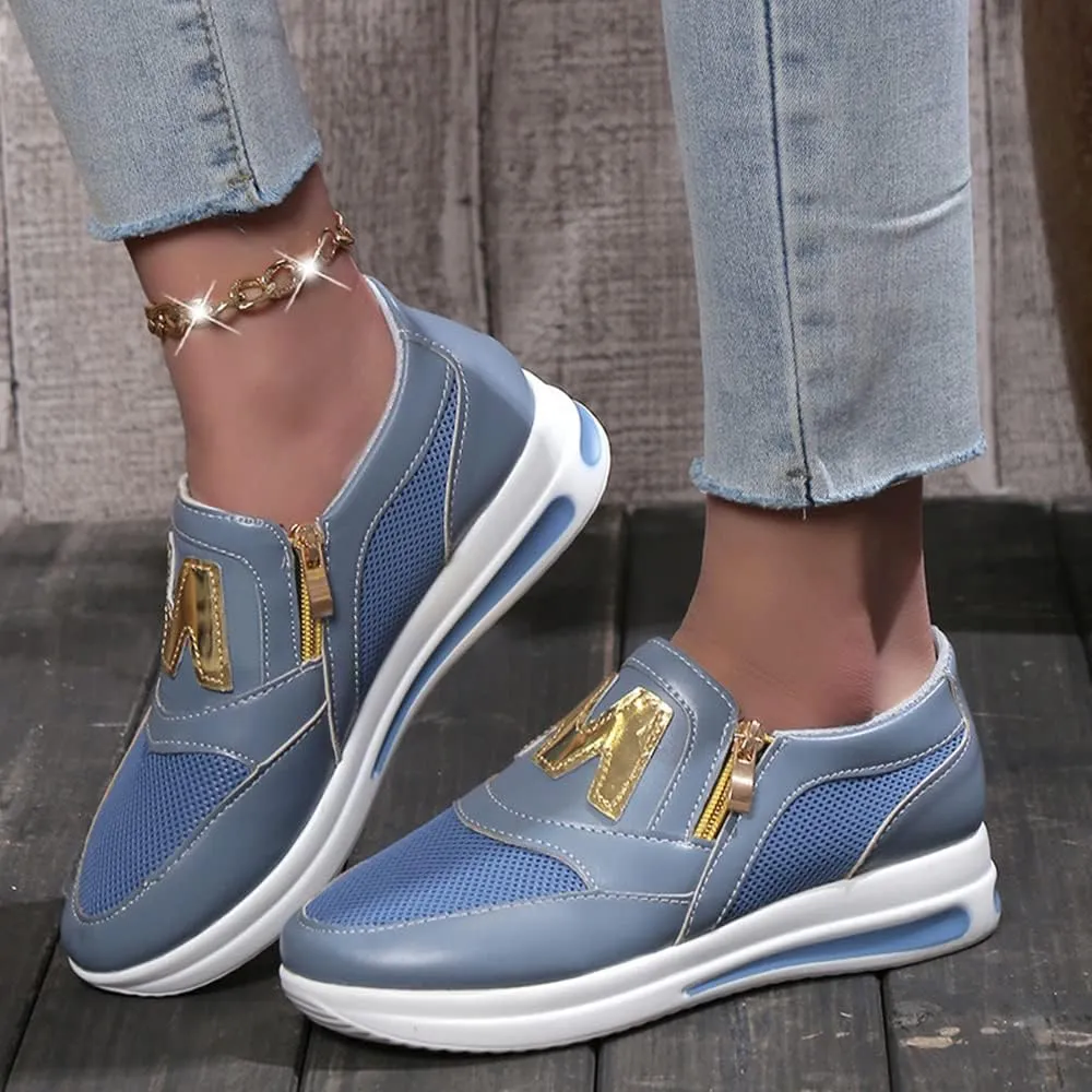 JITUUE Women's Memory Foam Slip On Fashion Sneakers Comfort Fall Shoes Loafers Shoes