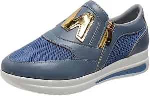 JITUUE Women's Memory Foam Slip On Fashion Sneakers Comfort Fall Shoes Loafers Shoes