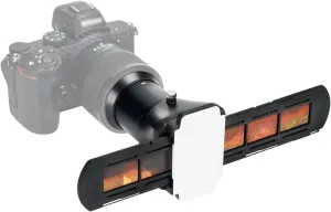 JJC Slide and Film Digitizing Adapter Kit for Negative Copying and Film Converting to Digital, Replaces Nikon ES-2 Photo Digitizer Converter for Select Canon Nikon Sony Marco Lenses