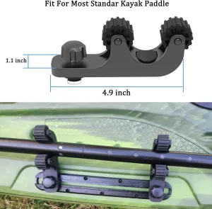 Kayak Paddle Holder Kayak Track Installation Accessories, Used for Fixing Standard Paddle, Kayak Paddle Rack Kayak Track Accessories, Used for Fishing Kayak