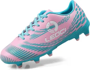 Kids Soccer Cleats for Boys and Girls Outdoor Football Shoes Rugby Boots Performance Durable Firm Grounds Sneaker