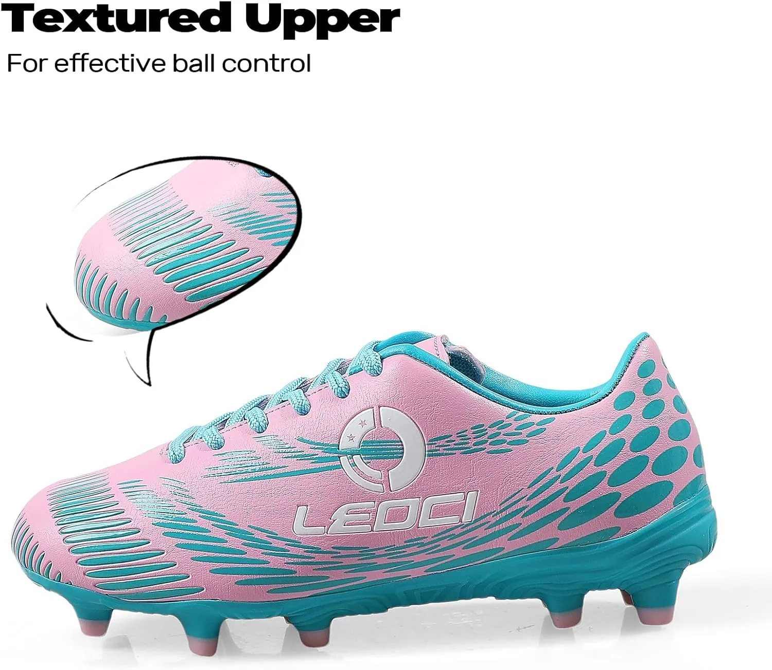 Kids Soccer Cleats for Boys and Girls Outdoor Football Shoes Rugby Boots Performance Durable Firm Grounds Sneaker