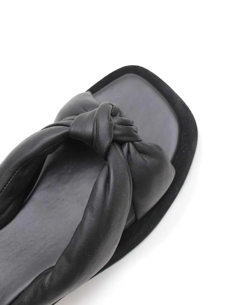 Knotted Slide Black