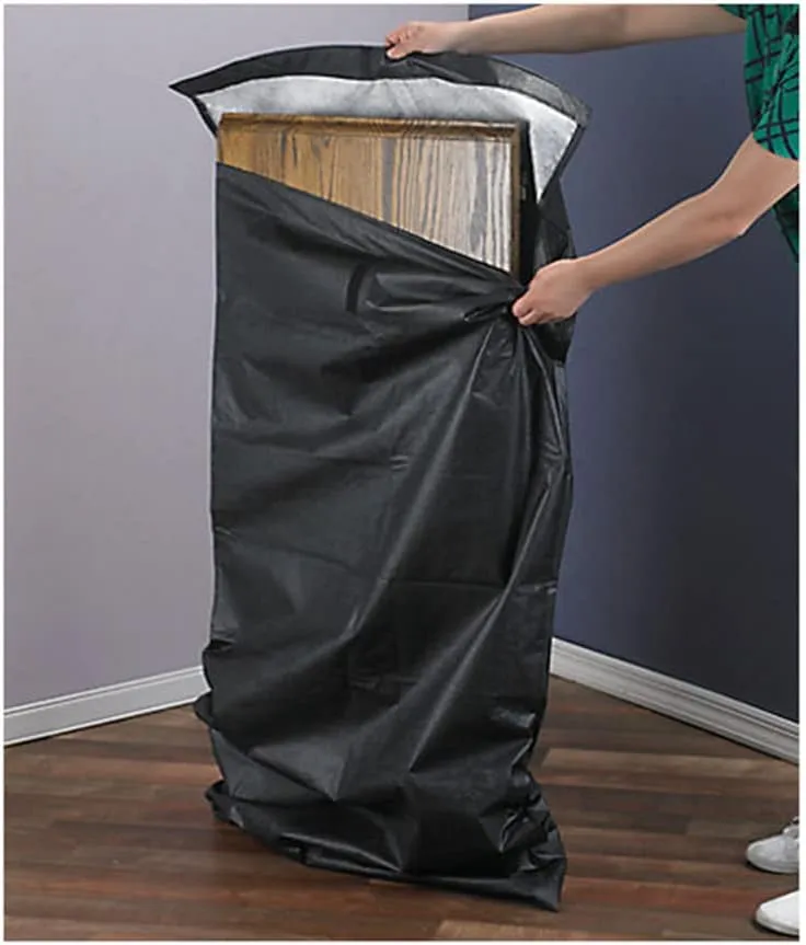 LAMINET Premium Heavy Duty Table Leaf Storage Bag Water,Scratch Resistant. Extra Thick Waterproof Exterior Flannel Backing. Store Your Table Leaves Safely.Holds Leaves up to 26" Wide 2 Pack