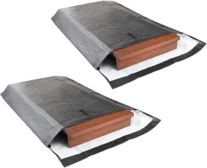 LAMINET Premium Heavy Duty Table Leaf Storage Bag Water,Scratch Resistant. Extra Thick Waterproof Exterior Flannel Backing. Store Your Table Leaves Safely.Holds Leaves up to 26" Wide 2 Pack