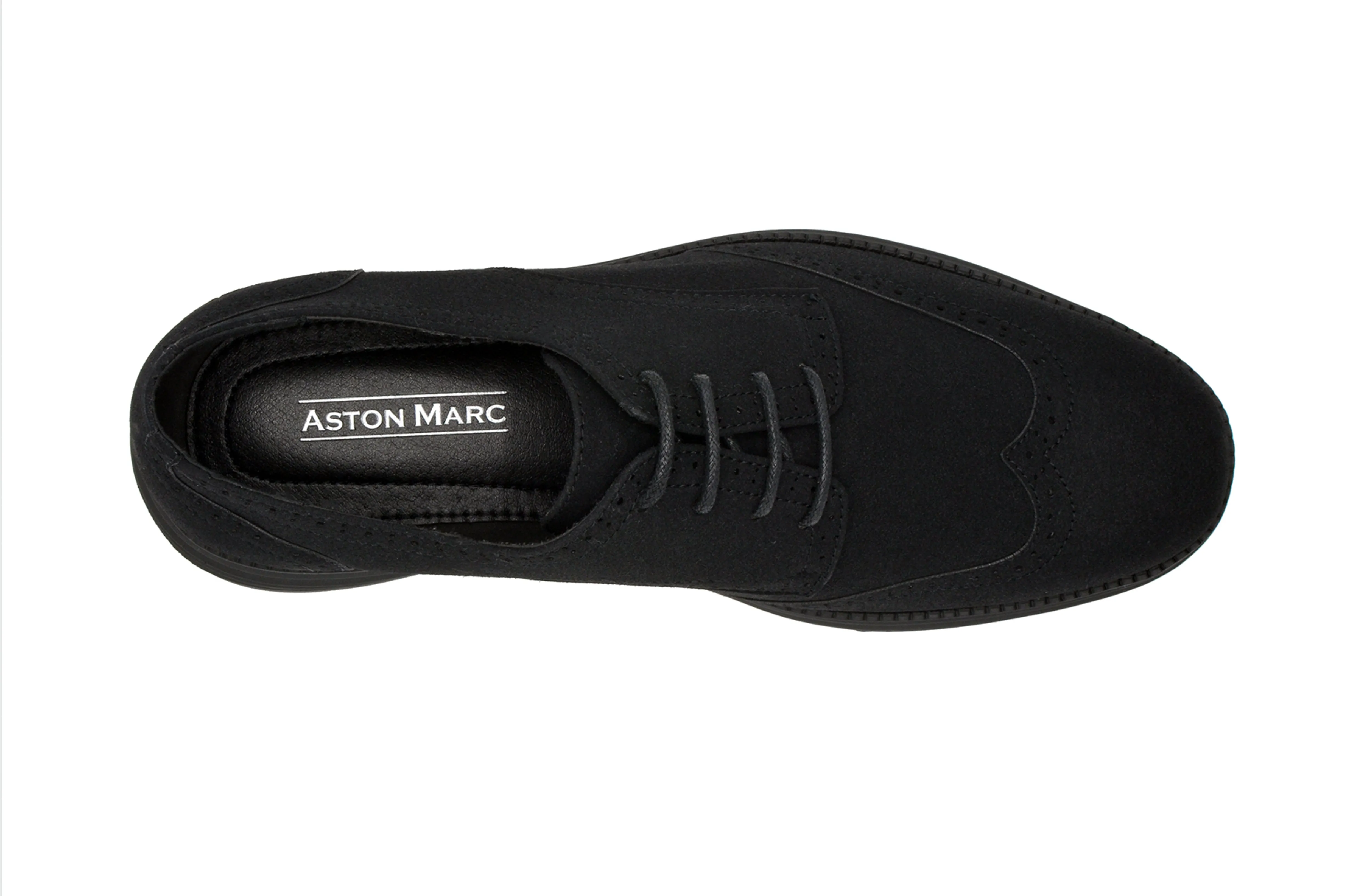 Lark Wingtip Oxford Shoes - Black