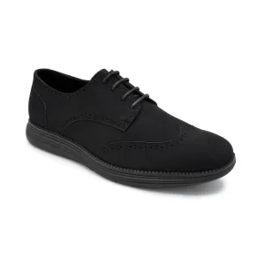 Lark Wingtip Oxford Shoes - Black
