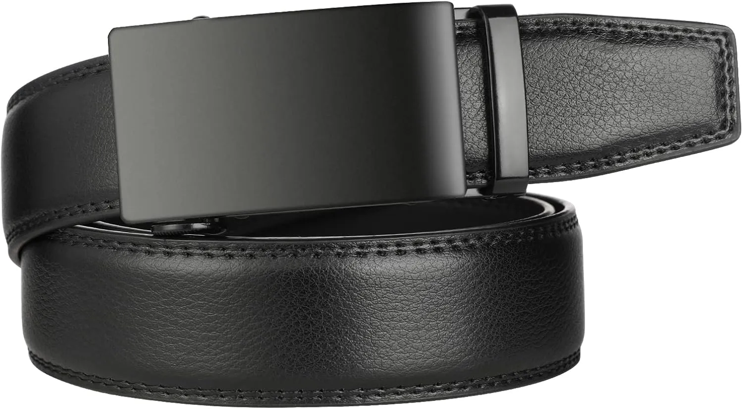 Lavemi Men's Real Leather Ratchet Dress Casual Belt, Cut to Exact Fit,Elegant Gift Box