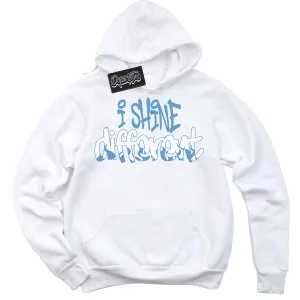 Legend Blue 1s Sneaker Hoodie I Shine Different Graphic