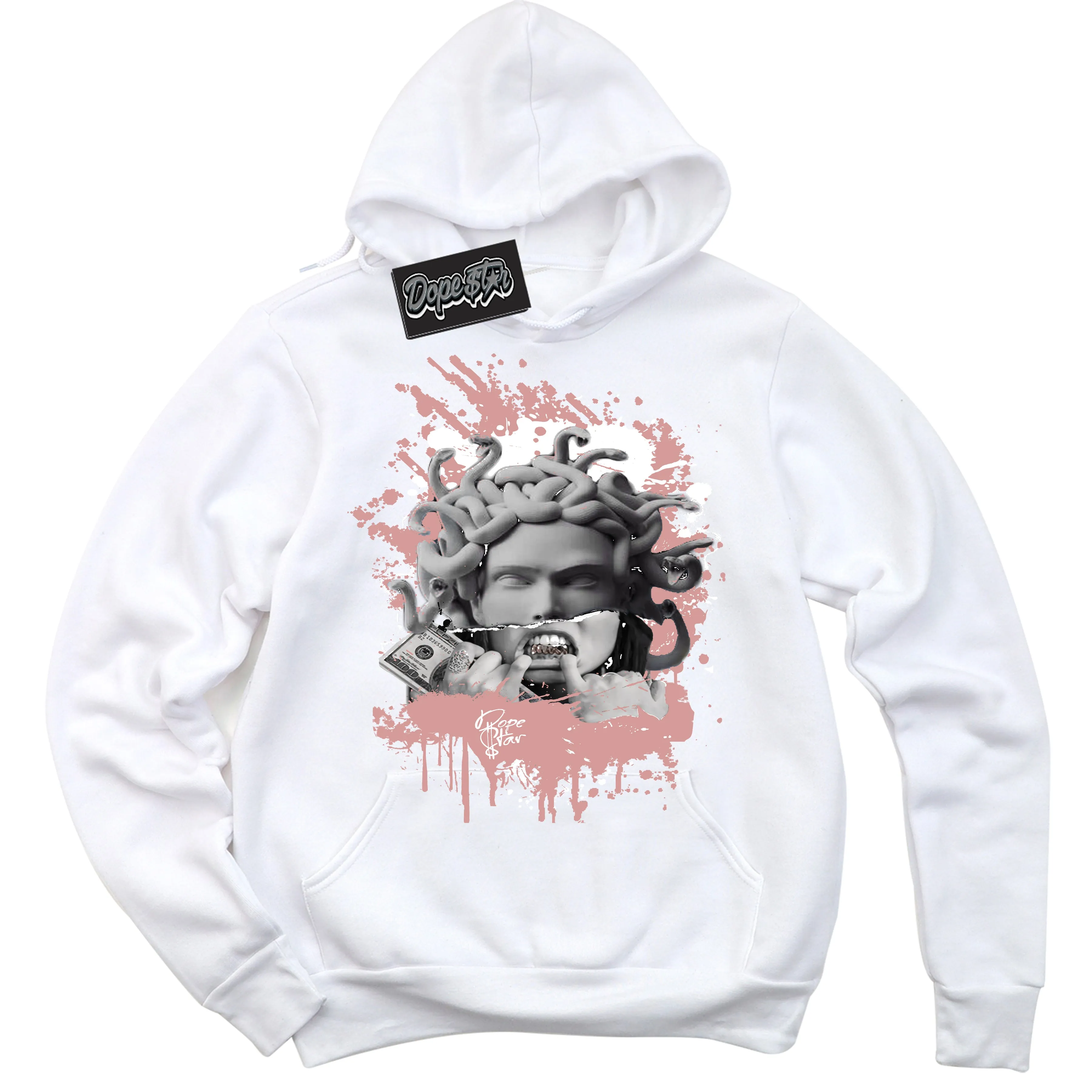 Legend Pink 1s Sneaker Hoodie Medusa Graphic