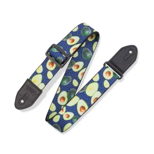 Levys Fruit Salad Avocado Guitar Strap - MP2FS-004