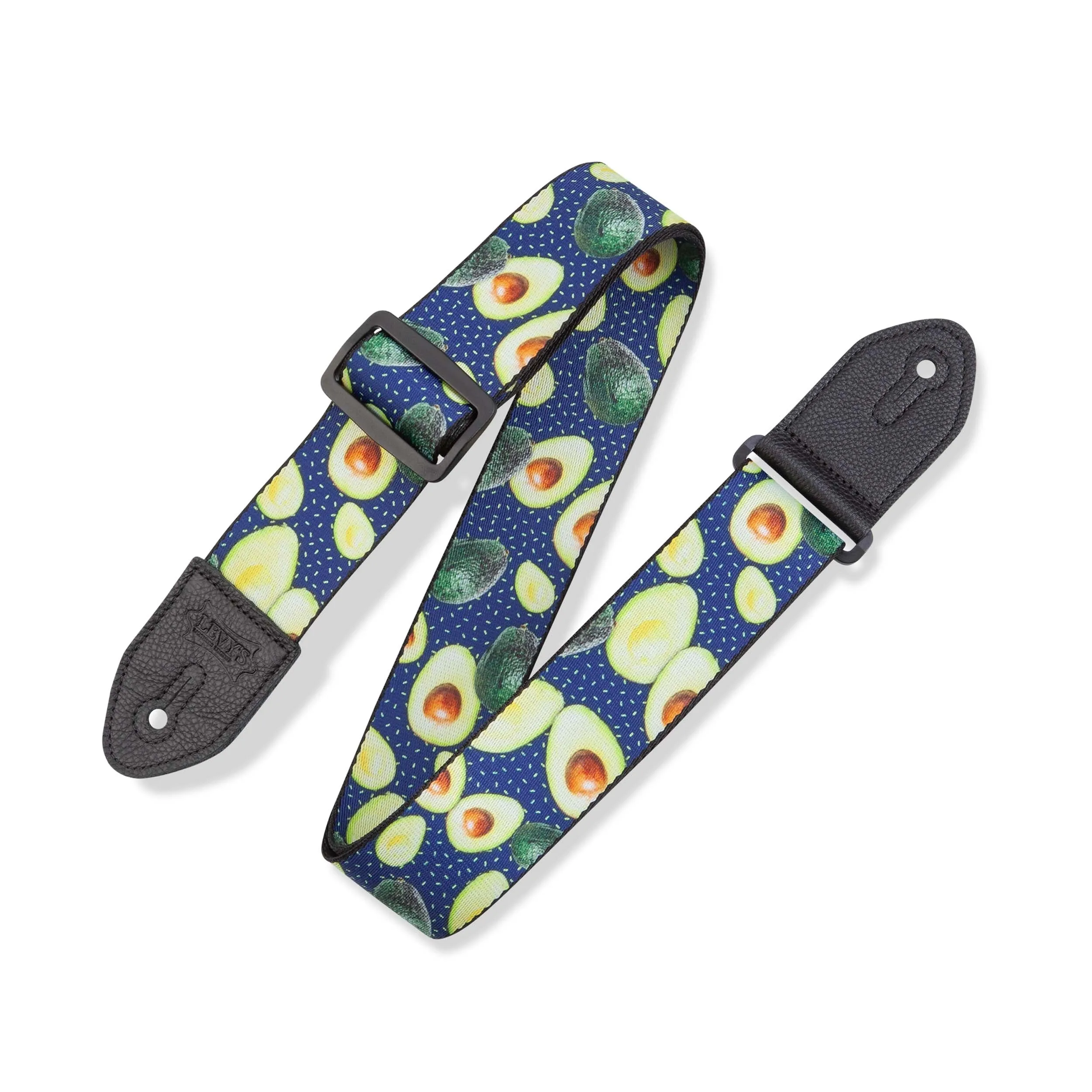Levys Fruit Salad Avocado Guitar Strap - MP2FS-004