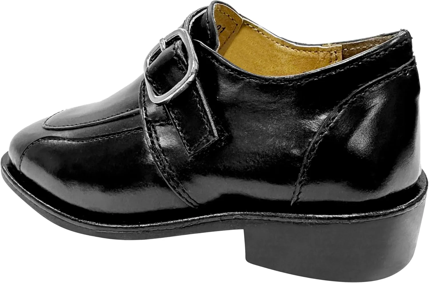 LIBERTYZENO Boys Animal Print Genuine Leather Kids Lace Up Oxford Dress Shoes for Prom Graduation