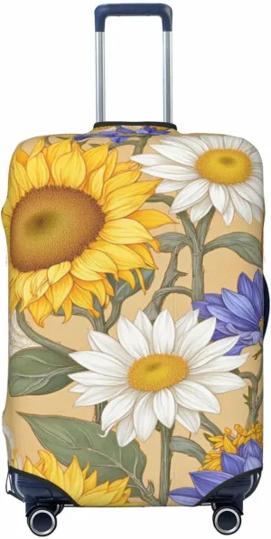 Luggage Cover For Travel Bohemian Sunlit Fantasy–dustproof Ideal For Travel 20-28 Inch.