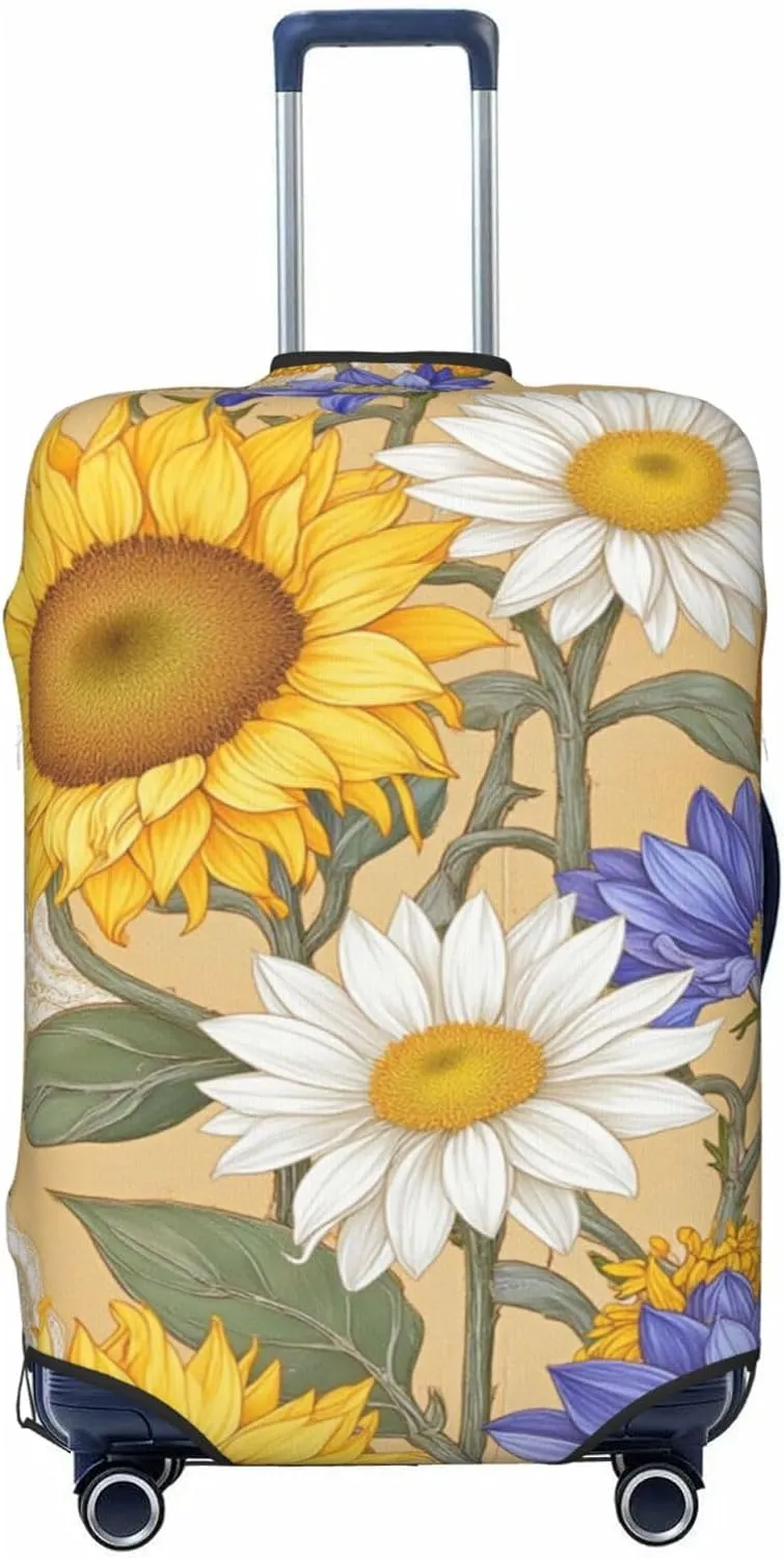 Luggage Cover For Travel Bohemian Sunlit Fantasy–dustproof Ideal For Travel 20-28 Inch.