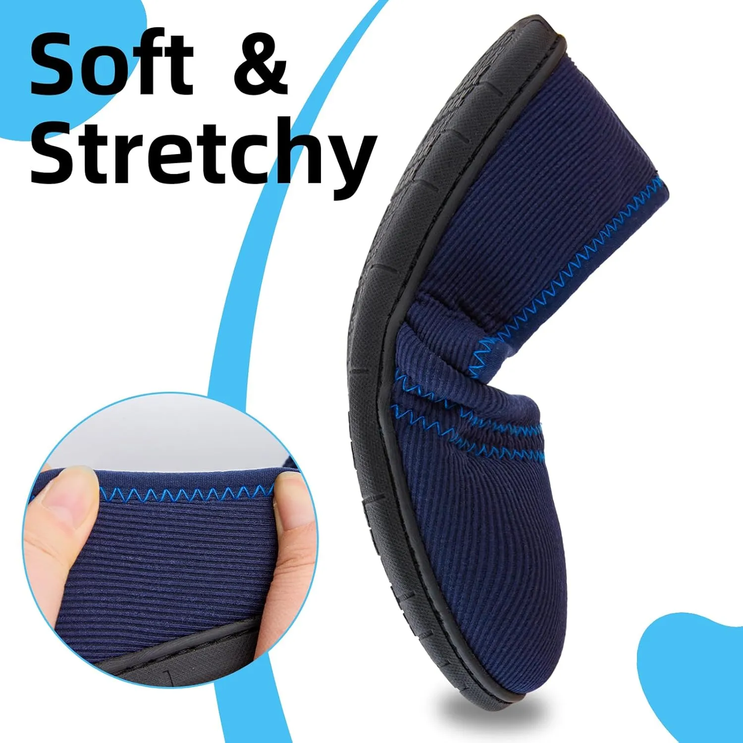 Magtoe Lightweight Home Shoes for Women Closed Back Memory Foam Indoor Slippers Shoes Non-Slip