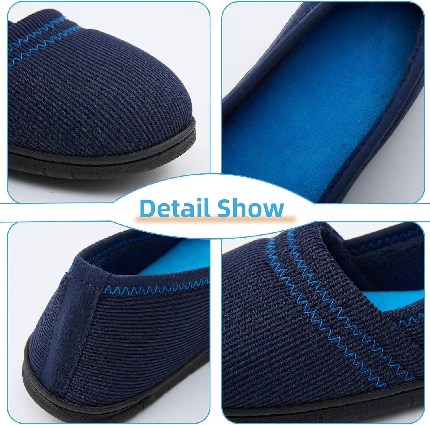 Magtoe Lightweight Home Shoes for Women Closed Back Memory Foam Indoor Slippers Shoes Non-Slip