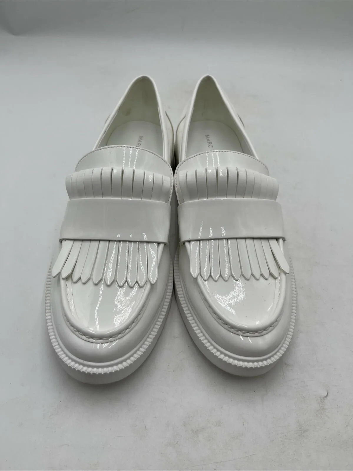 Marc Fisher Women's Calixy Loafers White Size 10M - Very Good