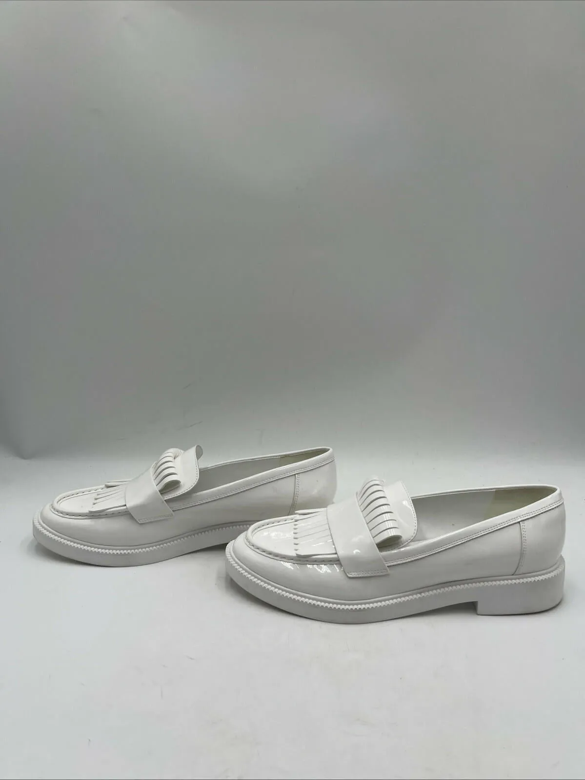 Marc Fisher Women's Calixy Loafers White Size 10M - Very Good