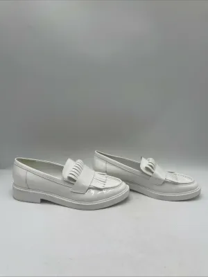 Marc Fisher Women's Calixy Loafers White Size 10M - Very Good