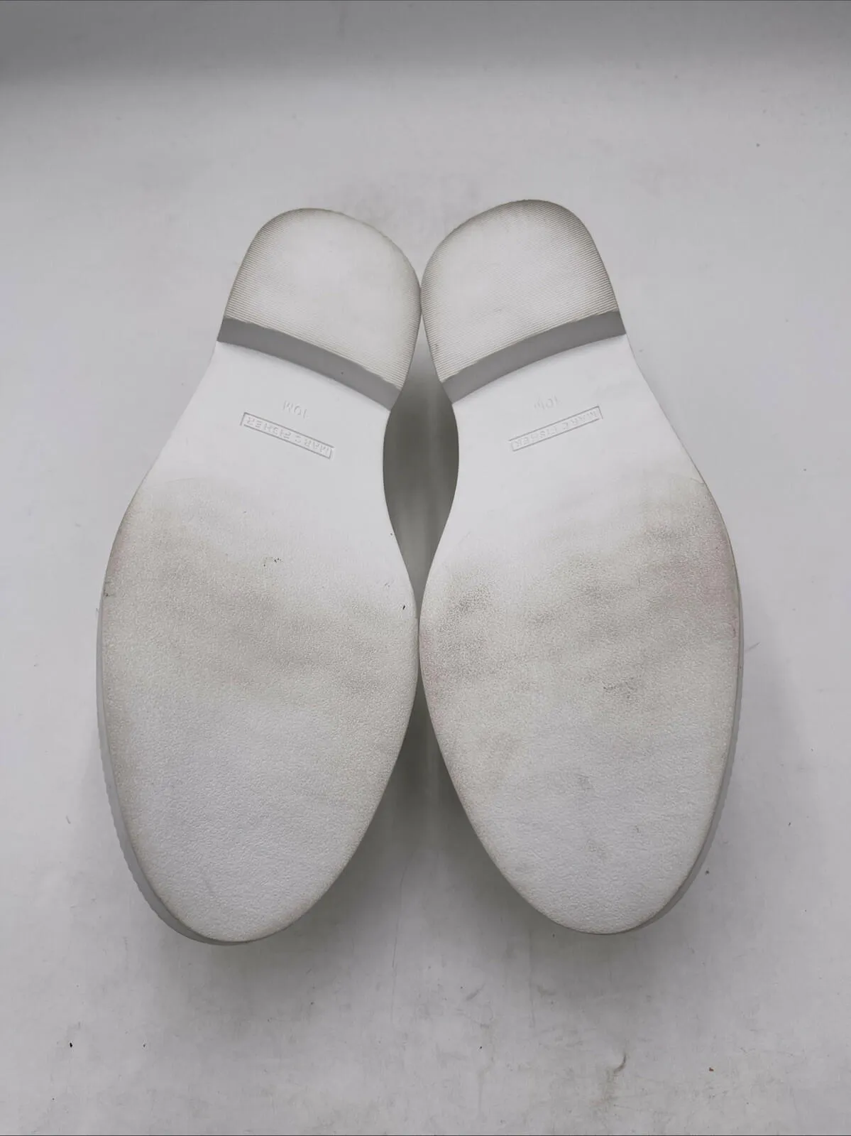 Marc Fisher Women's Calixy Loafers White Size 10M - Very Good