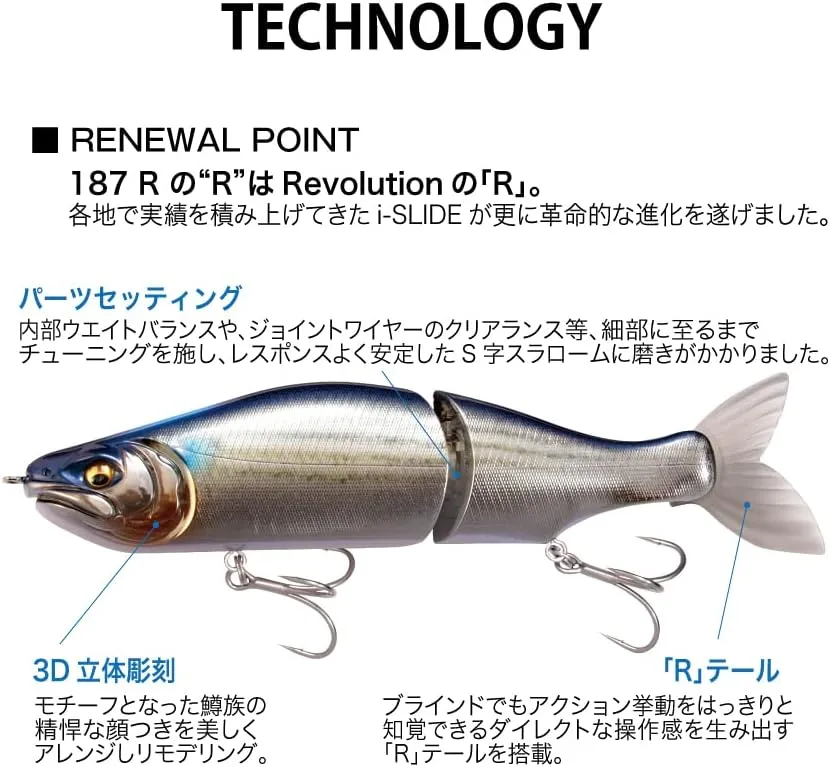 メガバス(Megabass) i-Slide 187 R SW Floating