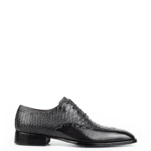 Men Classic Leather Lace-Up Formal Oxford Shoes