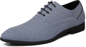 Men's Fashion Casual Oxford Shoes Lace-up Formal Sneakers