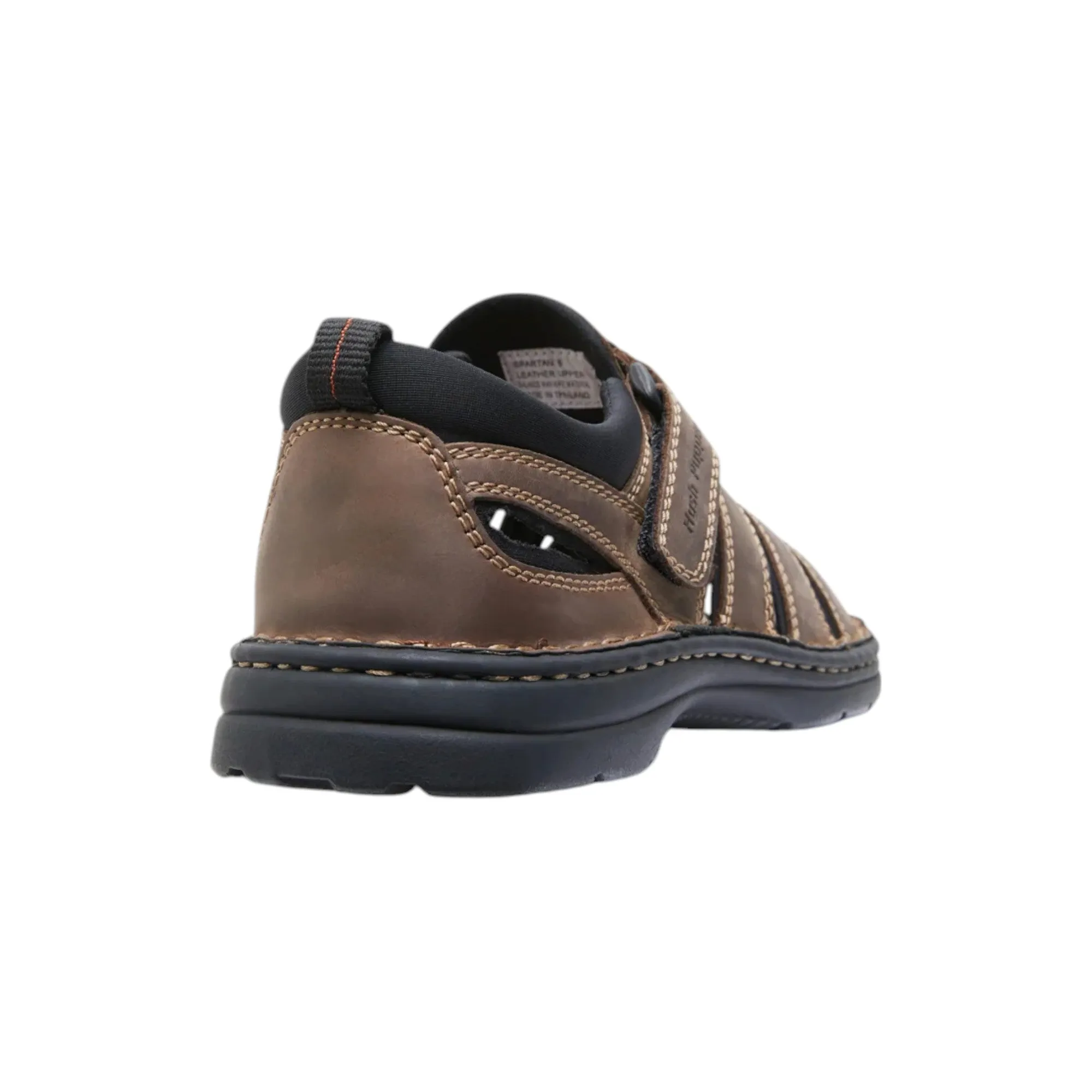 Mens Hush Puppies Spartan Sandals Brown