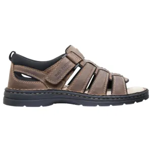 Mens Hush Puppies Spartan Sandals Brown