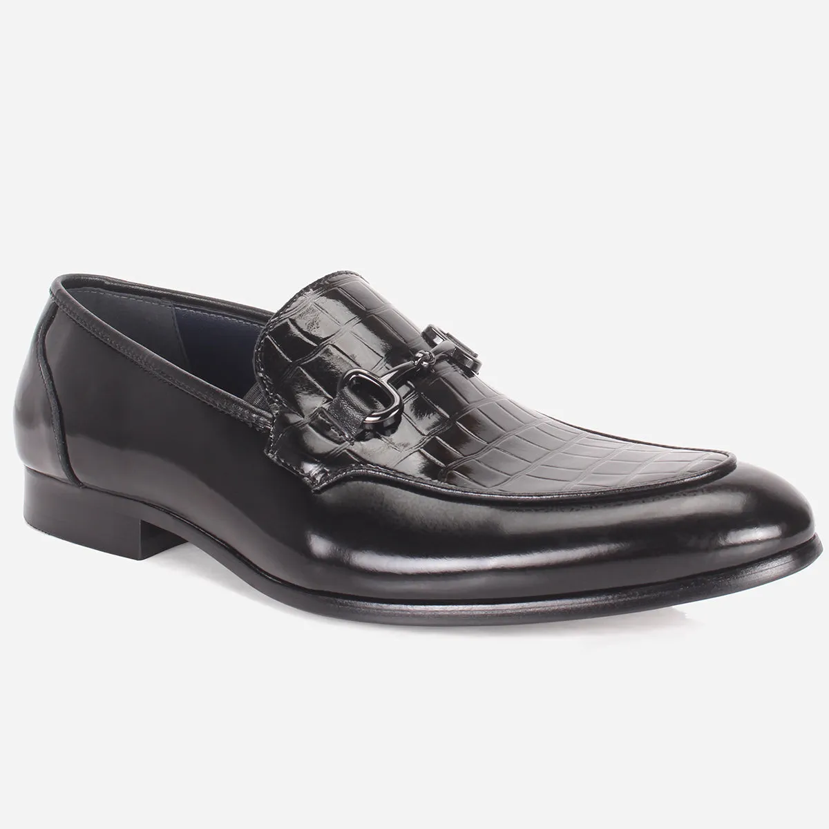 Mens "KAZIN" Leather Office Formal Slide In Shoes