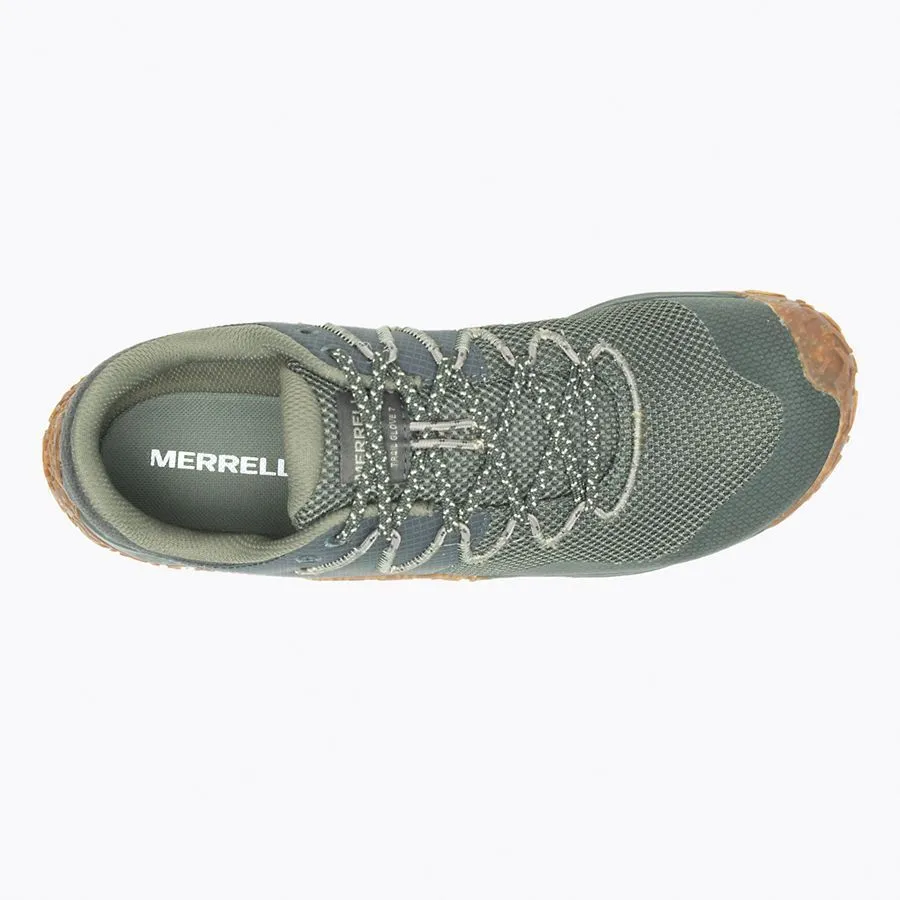 Merrell Men's Trail Glove 7 Medium Width Lichen Gum Mesh J067655