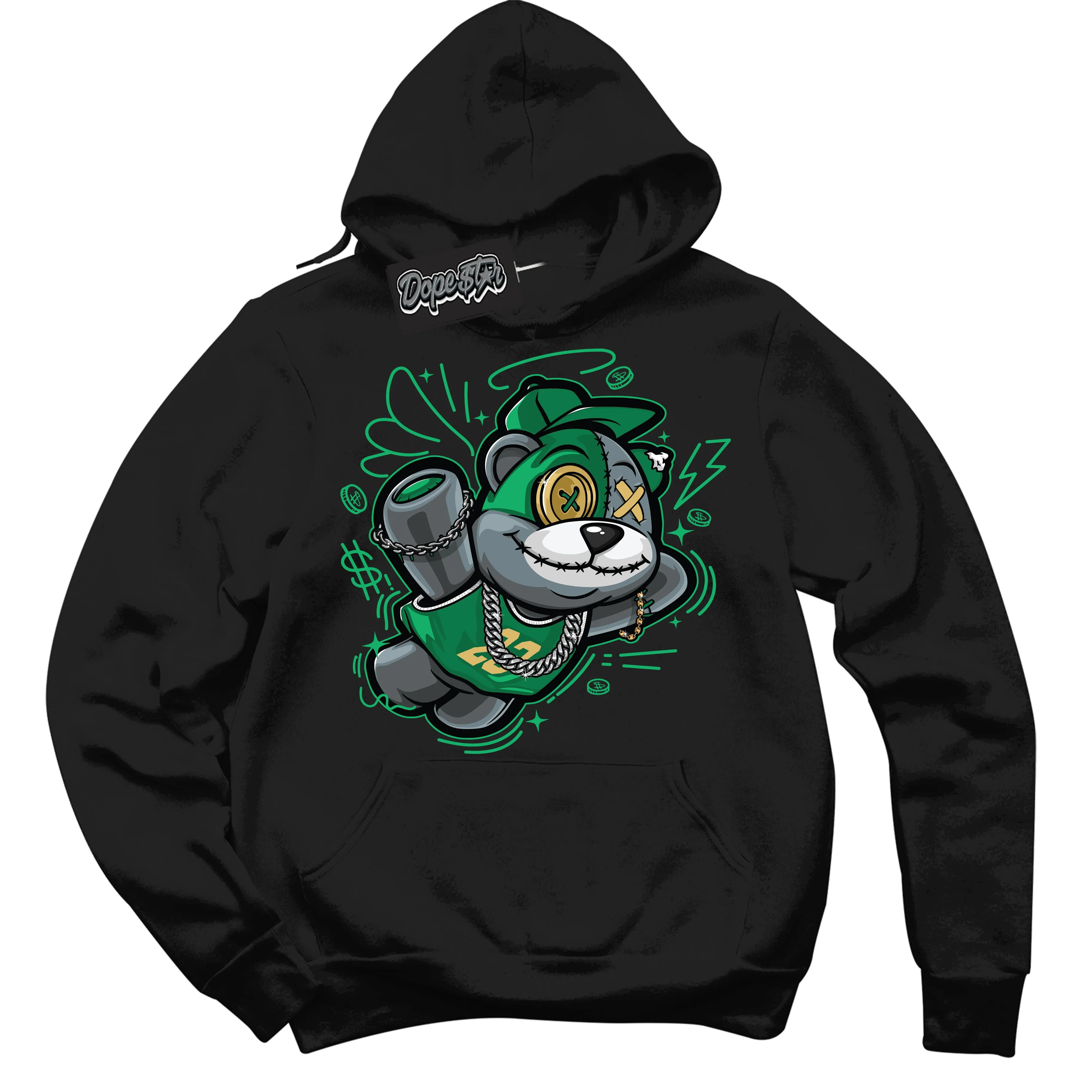 Method of Make Lucky Green 1s Sneaker Hoodie Slam Dunk Bear Graphic