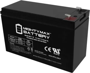 Mighty Max Battery 12V 7.2AH SLA Battery Replaces Eagle 1000-DC Slide Gate Operator