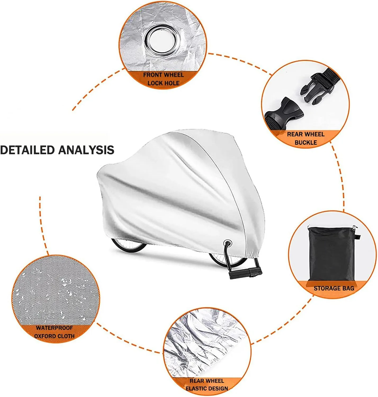 Motorcycle Cover for Laverda 750 S Scooter Cycle Moped Cover Anti-UV Moped Cover with Lock Holes Windproof Buckle and Elastic Hem,B1-170x60x85