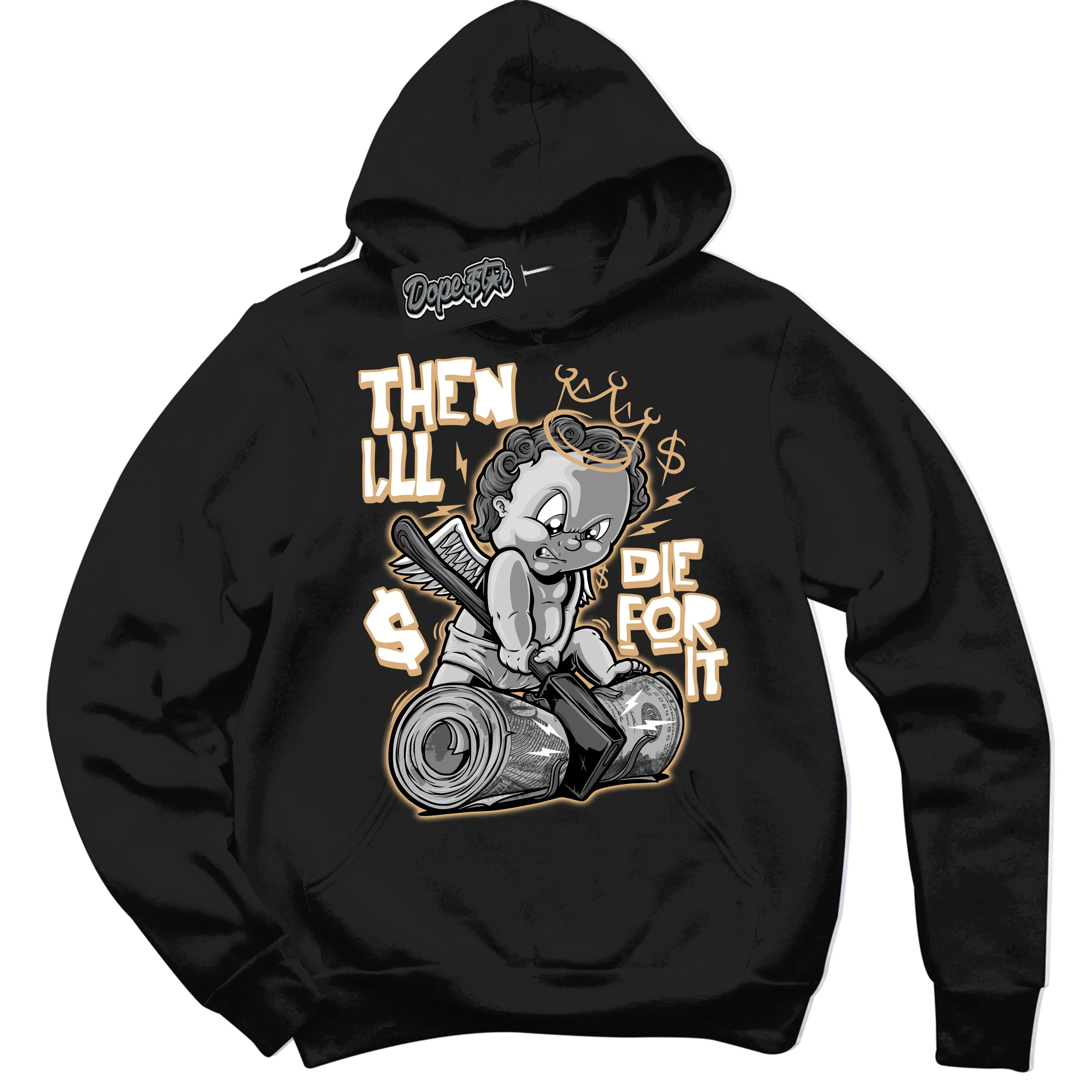 MVP White Metallic Gold Sneaker Hoodie Then I'll Graphic