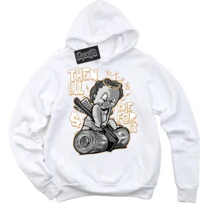 MVP White Metallic Gold Sneaker Hoodie Then I'll Graphic