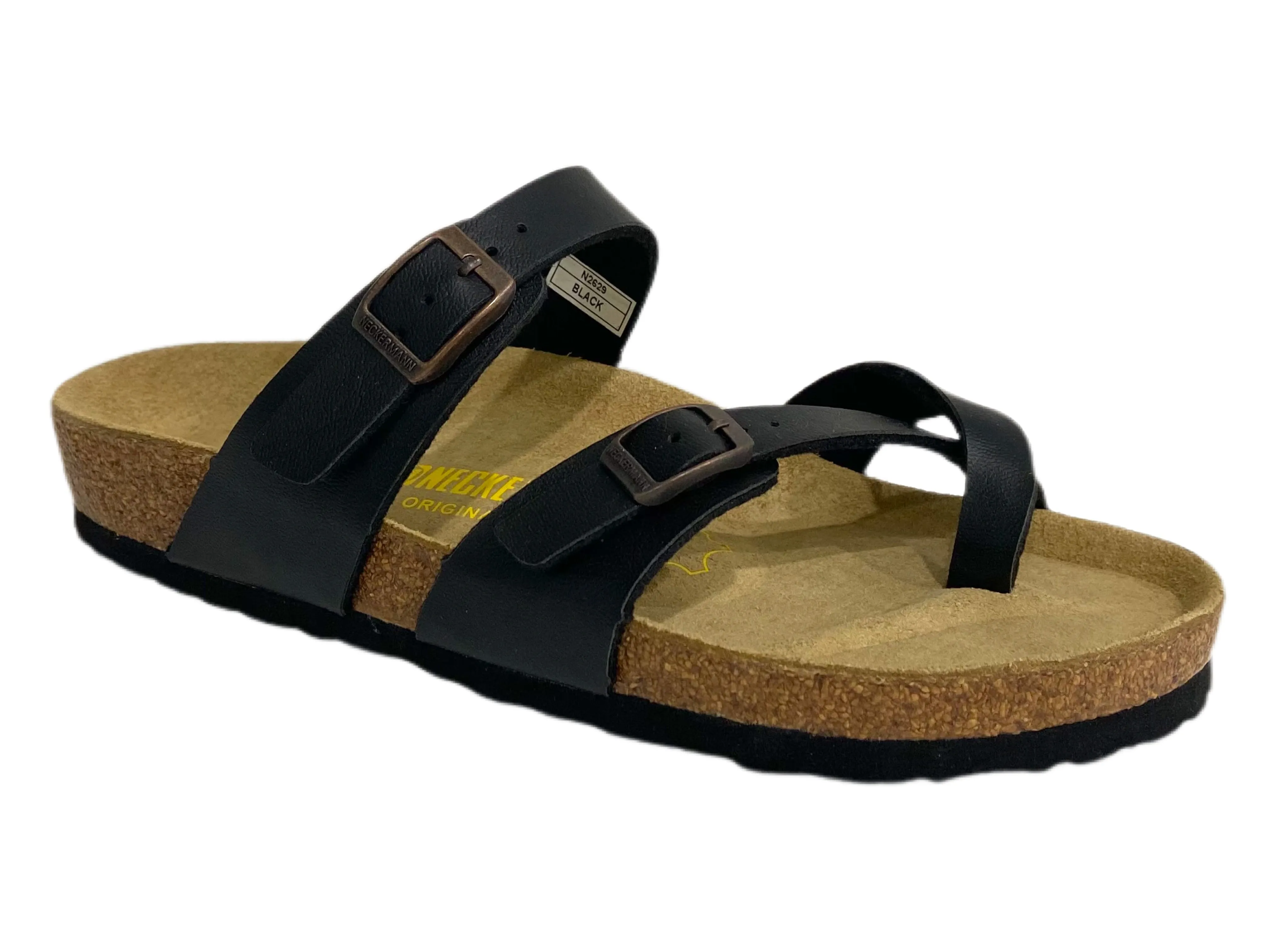 NECKERMANN Roman Sandal N2629 - White/Gold Buckle