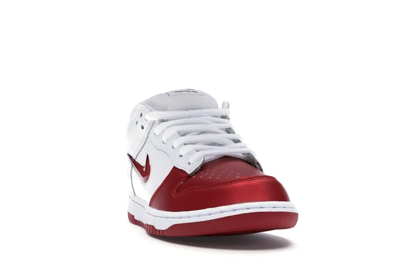 Nike SB Dunk Low Supreme Jewel Swoosh Red