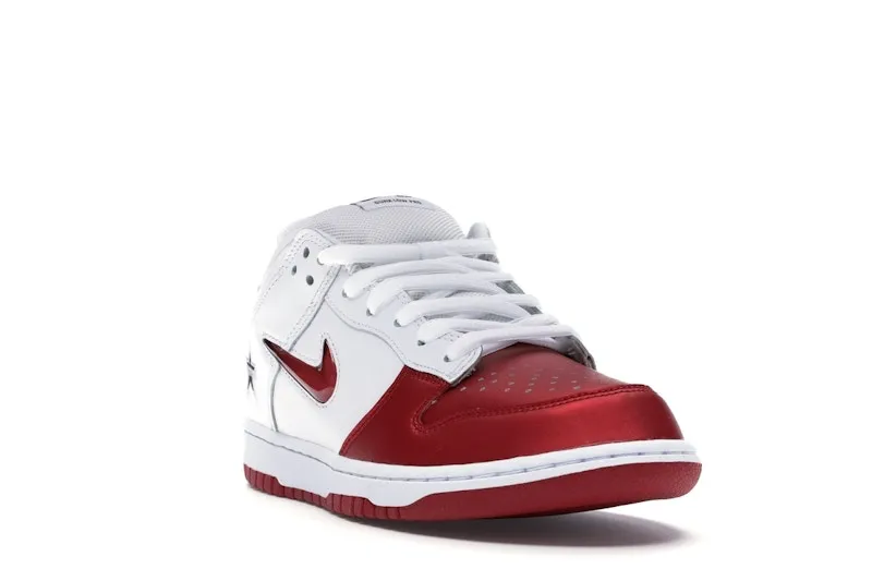Nike SB Dunk Low Supreme Jewel Swoosh Red