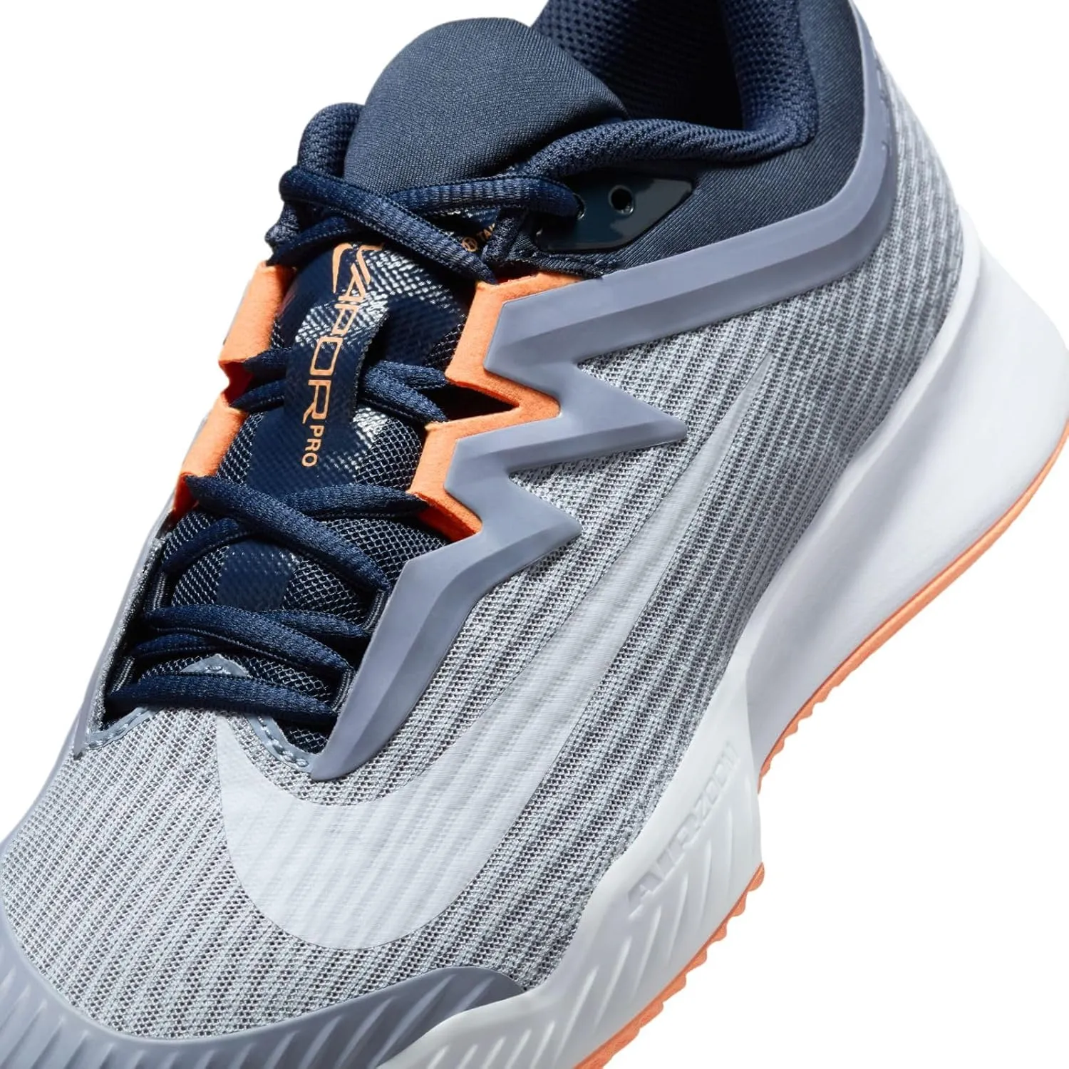 Nike Vapor Pro 3 Men's Clay Court Tennis Shoes (HQ6034-400, Ashen Slate/Obsidian/Light Armory Blue/Football Grey)