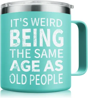 NOWWISH Gifts for Women, Birthday Funny Mugs Gifts for Her Mom, Wife, Grandma, Best Friend on Mothers Day (14oz, Light Green)