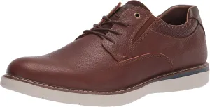 Nunn Bush Men's BAYRIDGE Plain Toe Lightweight Leather LACE-UP Oxford, Brown Multi, 8.5