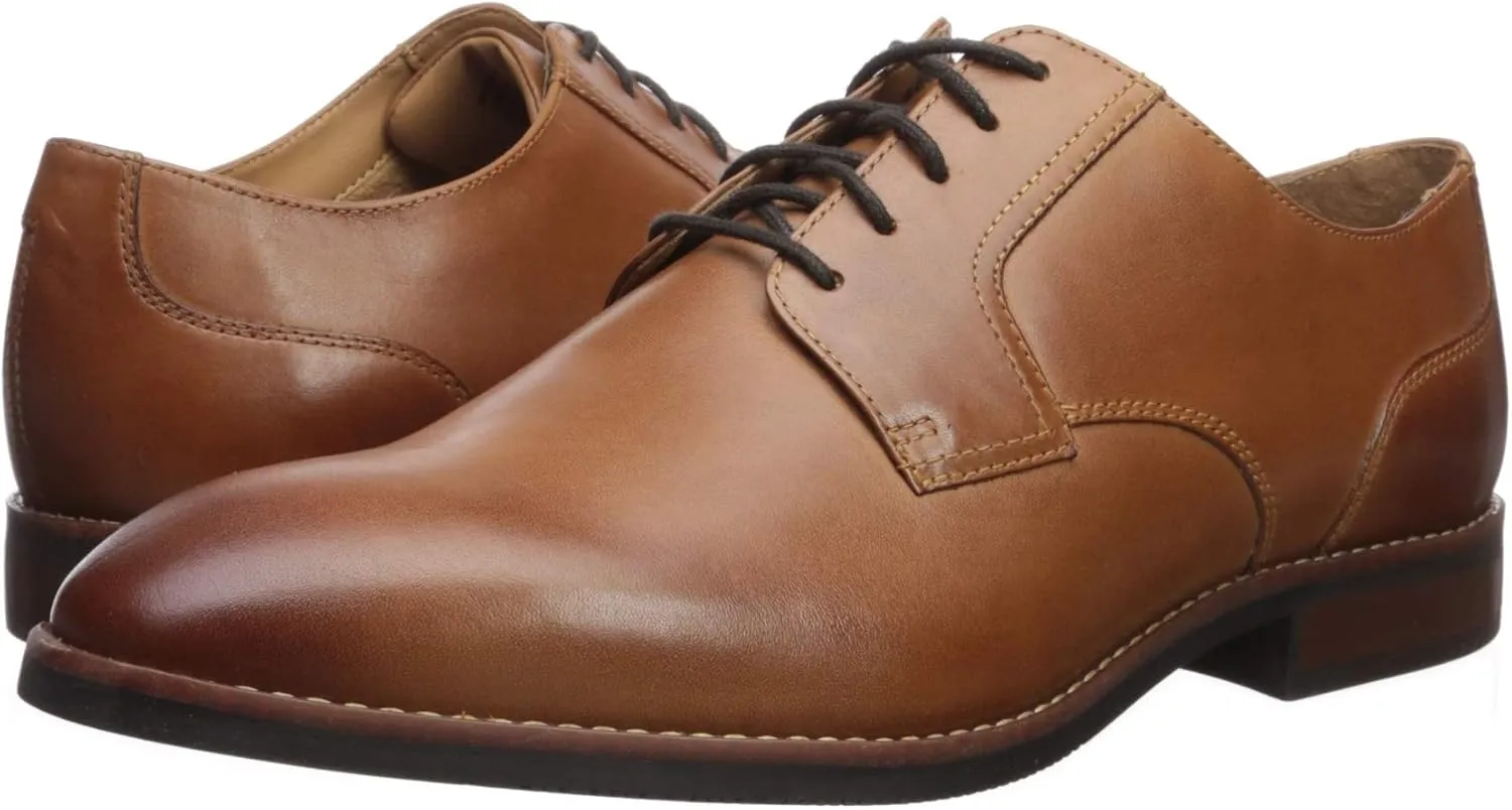 Nunn Bush Men's Fifth Ave Plain Toe Oxford Dress Casual Lace Up