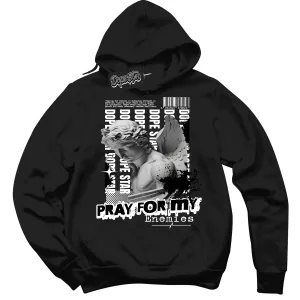 Off Noir Toe 1s Sneaker Hoodie Pray Enemies Graphic