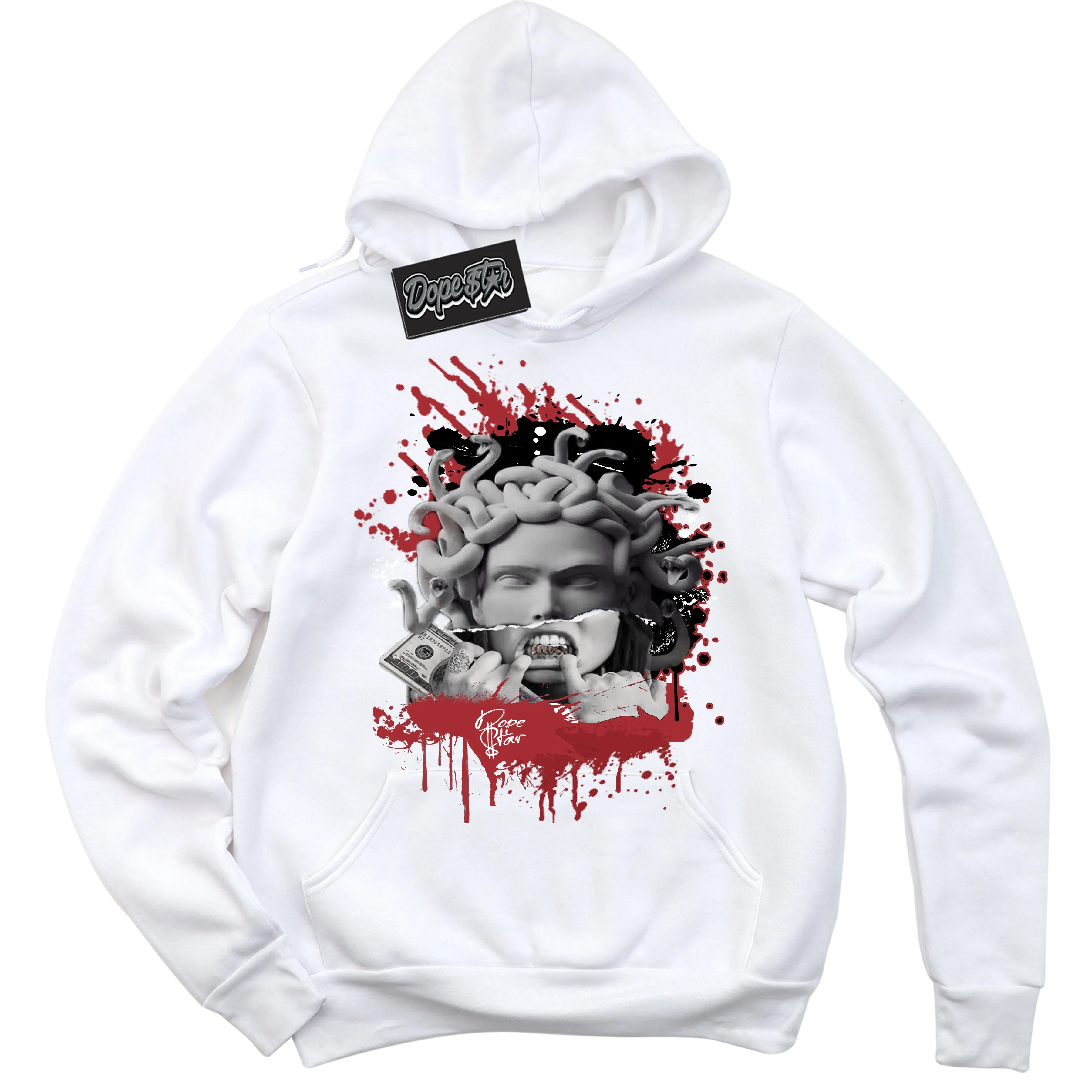 OG Bred '85 1s Sneaker Hoodie Medusa Graphic