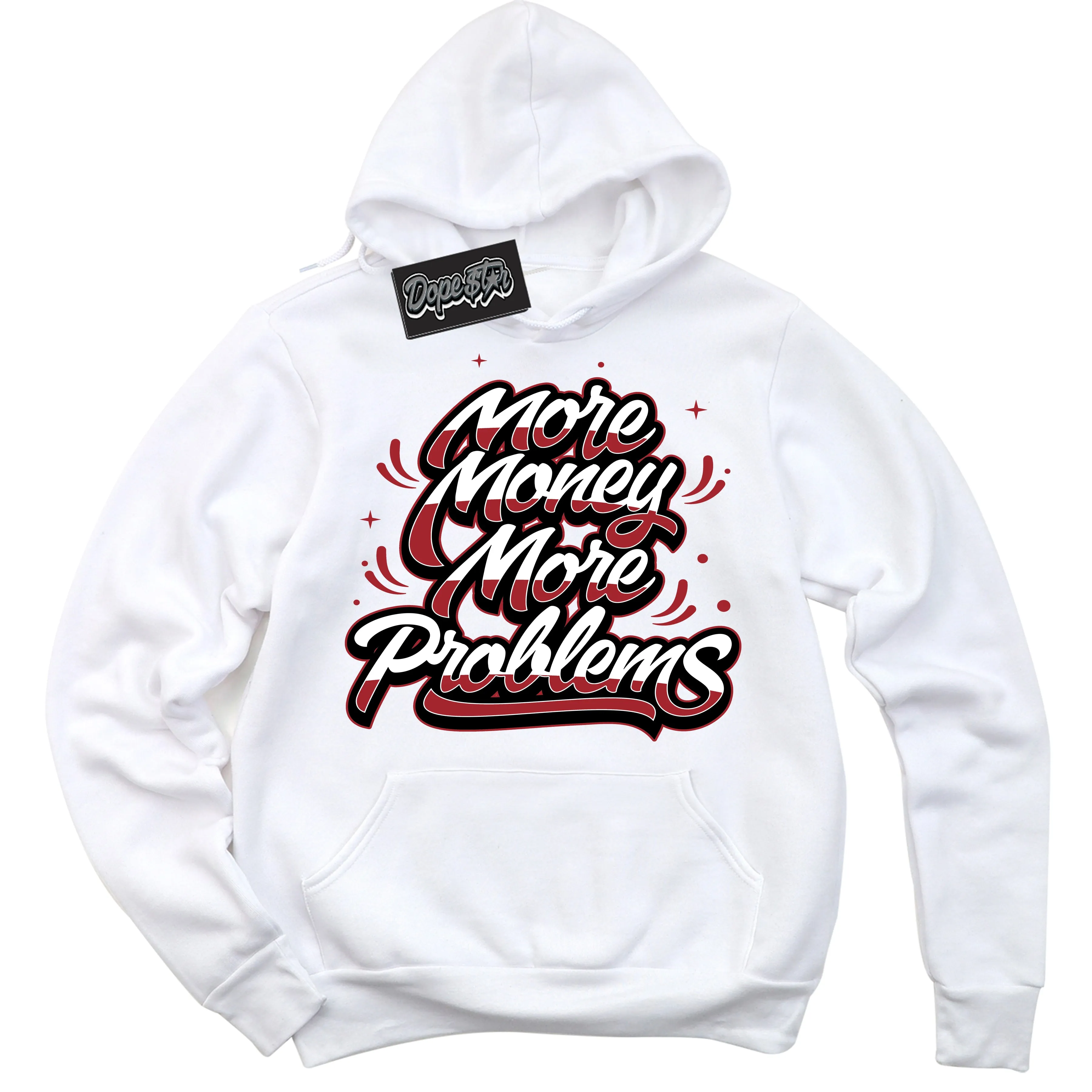 OG Bred '85 1s Sneaker Hoodie More Money Problems Graphic