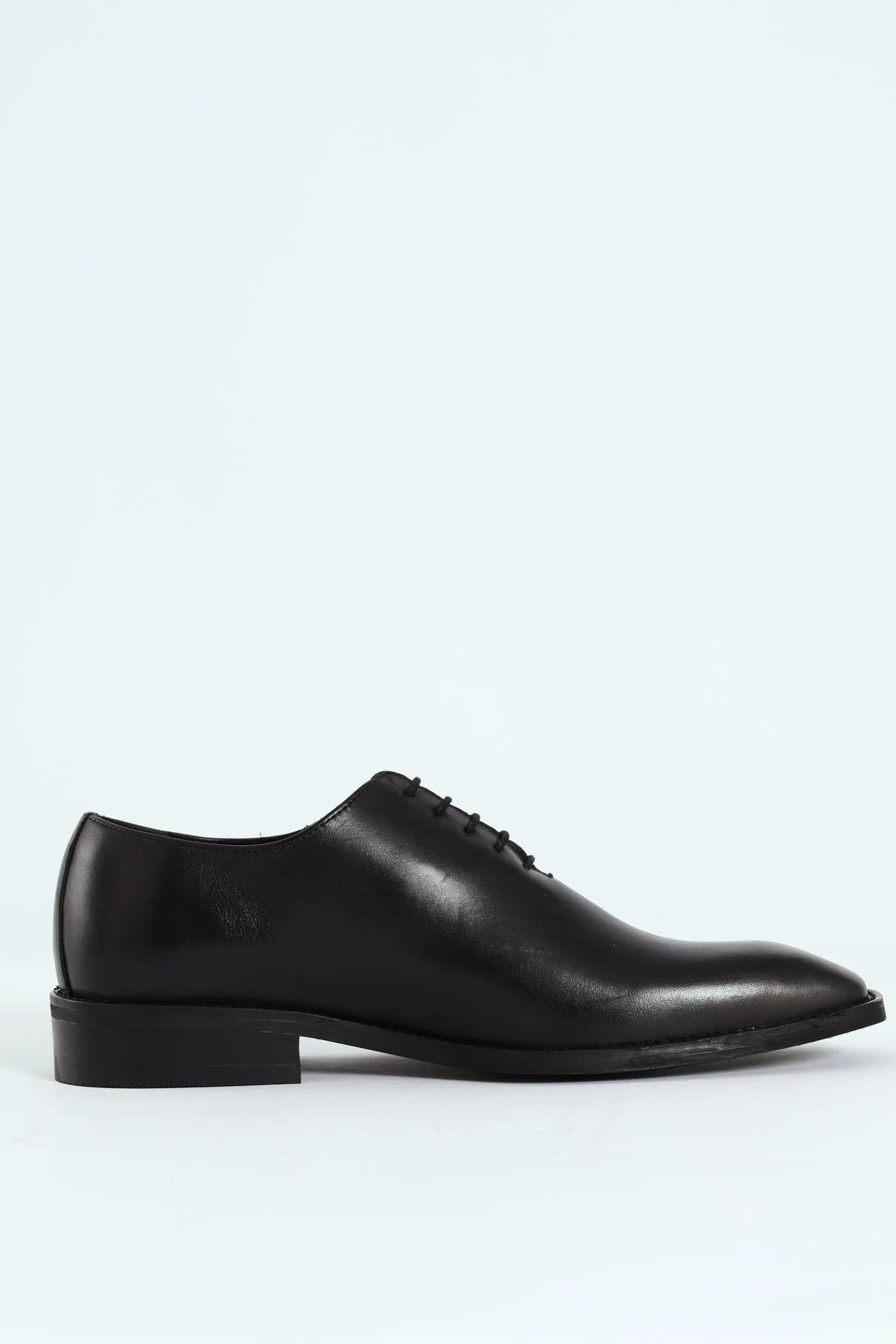 One Cut Oxford Lace Up Shoe - Black