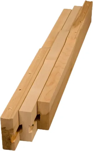 Osborne Standard Wooden Table Slide Set, 26" Standard Table Slide (Allows for 26" Opening), Standard Table Extension for Table with 4 Legs